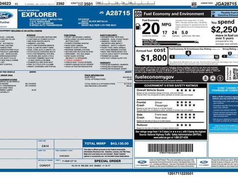 Used 2018 Ford Explorer Limited FWD image 7