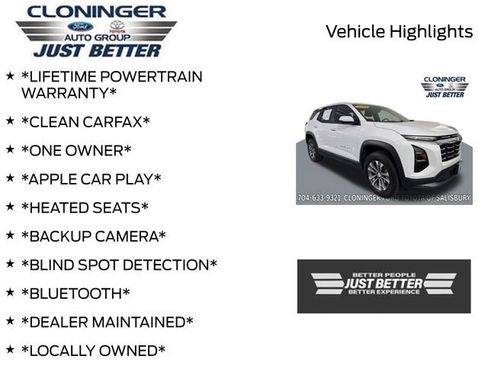 Used 2025 Chevrolet Equinox LT w/ Safety and Technology Package FWD image 3