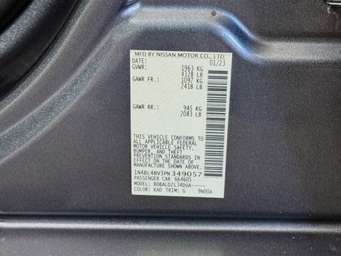Used 2023 Nissan Altima 2.5 S FWD image 40