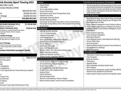 Used 2024 Buick Envista Sport Touring w/ Experience Buick Package FWD image 2