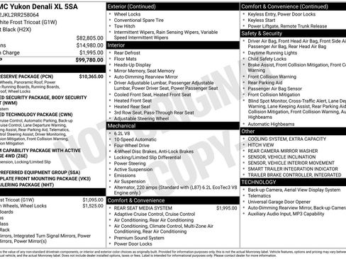 Used 2024 GMC Yukon XL Denali w/ Denali Reserve Package AWD/4WD image 25