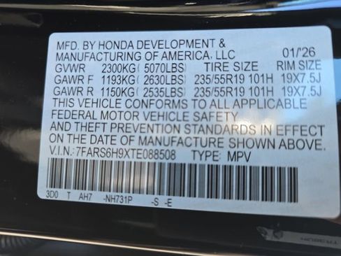 New 2026 Honda CR-V Sport Touring image 37