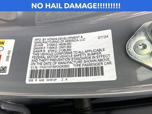 Certified 2024 Honda Accord Sport image 33