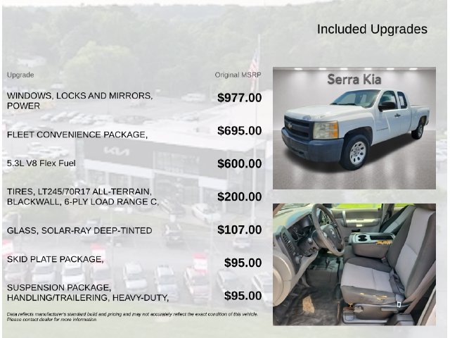 Used 2007 Chevrolet Silverado 1500 W/T w/ Fleet Convenience Package AWD/4WD image 6