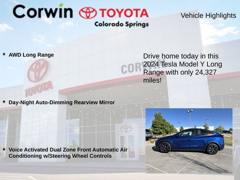 Used 2024 Tesla Model Y Long Range AWD/4WD image 6