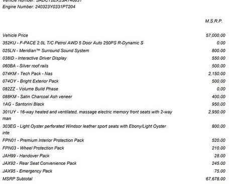 Used 2025 Jaguar F-PACE R-Dynamic S image 28