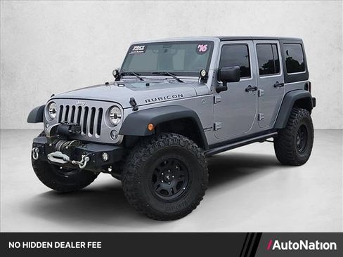 Used 2016 Jeep Wrangler Unlimited Rubicon w/ Connectivity Group AWD/4WD image 1