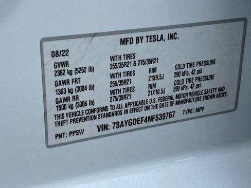 Used 2022 Tesla Model Y Performance AWD/4WD image 29