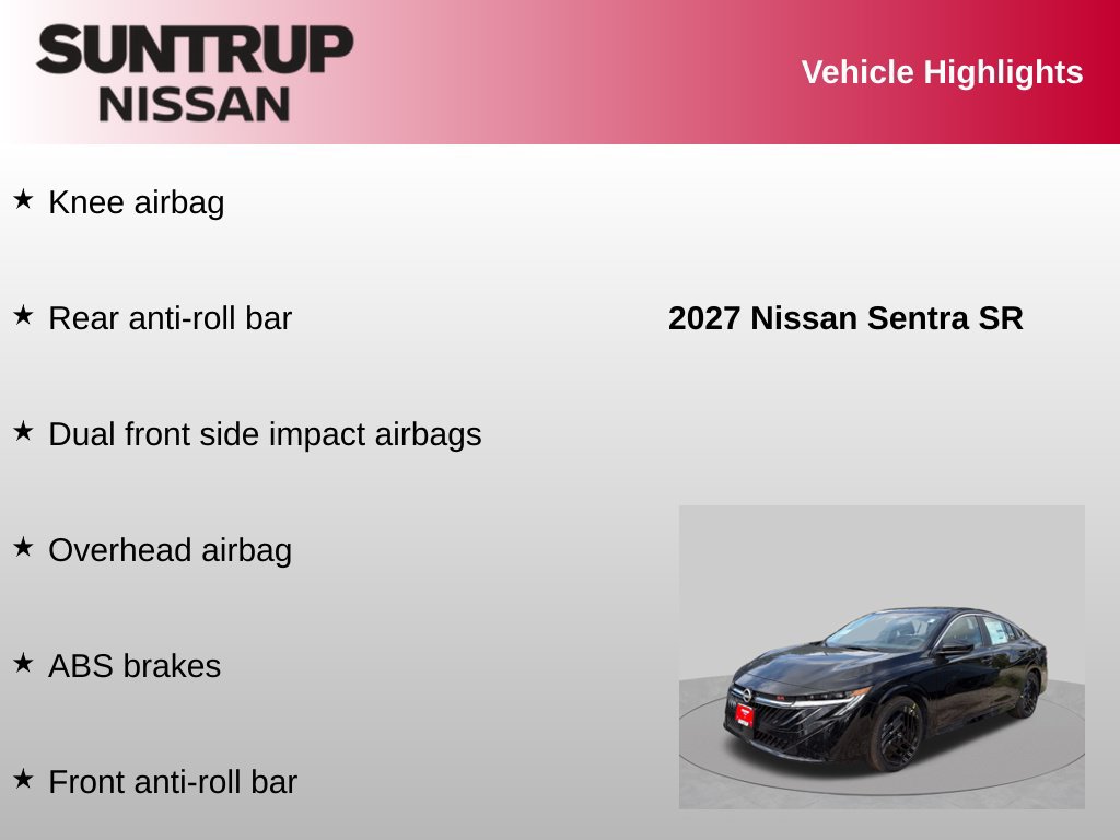 Used 2027 Nissan Sentra SR w/ Floor Mat Package FWD image 16