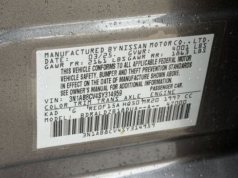 Used 2025 Nissan Sentra SV FWD image 30