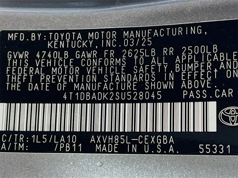 Certified 2025 Toyota Camry XLE w/ Premium Plus Package image 27