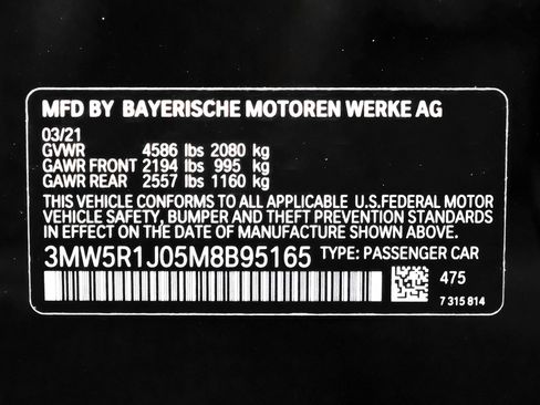 Used 2021 BMW 330i Sedan w/ Driving Assistance Package RWD image 64