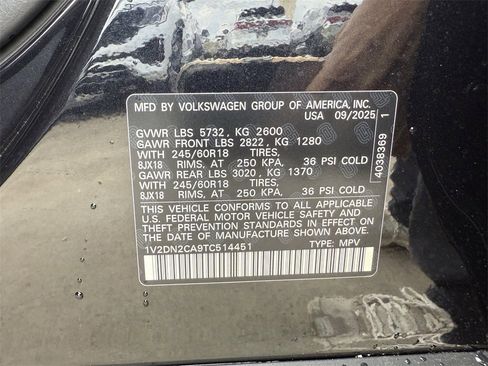 New 2026 Volkswagen Atlas SE image 28