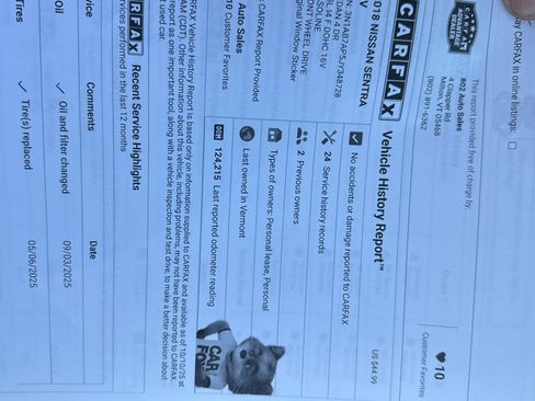 Used 2018 Nissan Sentra SV image 9