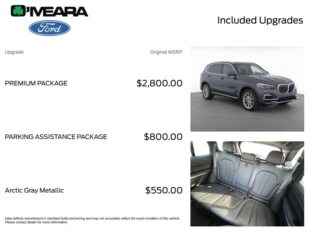 Used 2021 BMW X5 sDrive40i w/ Premium Package RWD image 4