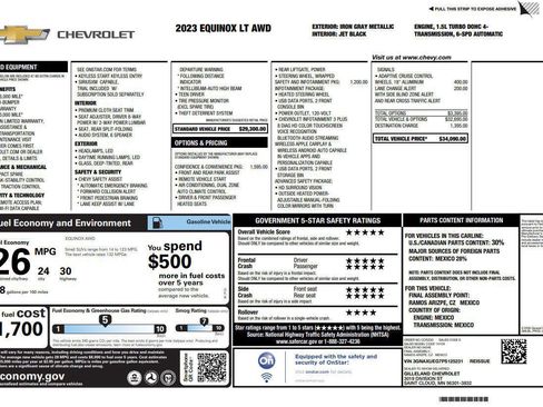 Used 2023 Chevrolet Equinox LT AWD/4WD image 4