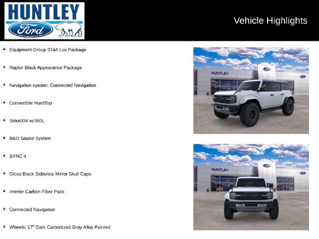 New 2025 Ford Bronco Raptor AWD/4WD image 2