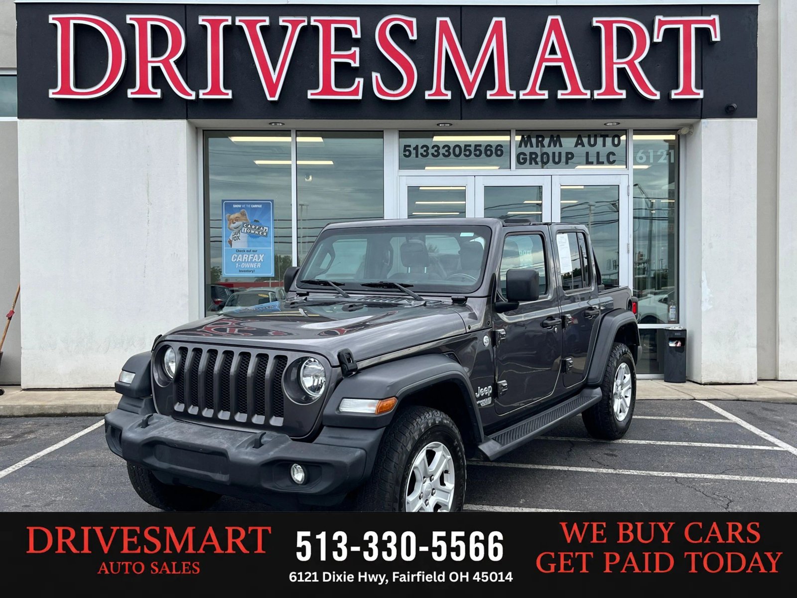 Used 2020 Jeep Wrangler Unlimited Sport S AWD/4WD image 1