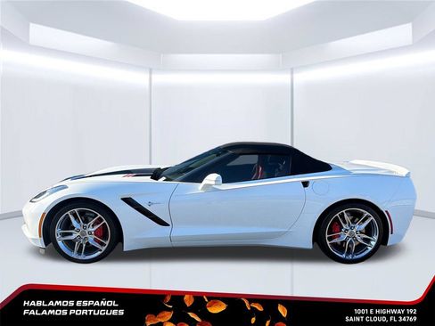 Certified 2015 Chevrolet Corvette Stingray Convertible w/ 2LT Preferred Equipment Group RWD image 2