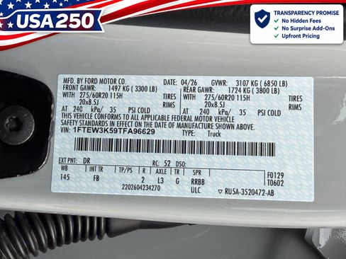 New 2026 Ford F150 XLT w/ Equipment Group 302A MID RWD image 25