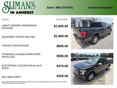 Used 2015 Ford F150 Lariat AWD/4WD image 10