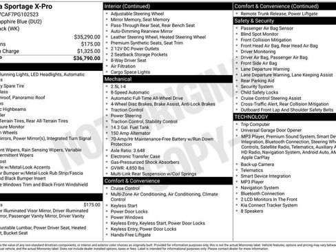 Certified 2023 Kia Sportage X-Pro AWD/4WD image 25