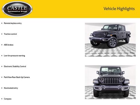 New 2026 Jeep Gladiator Sport AWD/4WD image 3