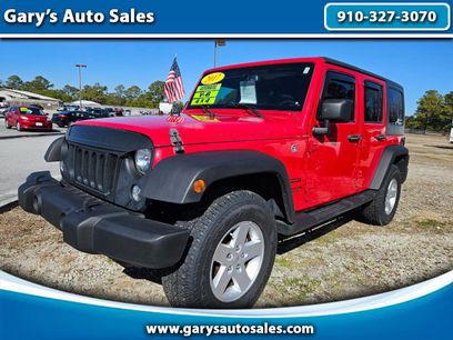 Used 2017 Jeep Wrangler Unlimited Sport w/ Quick Order Package 24S