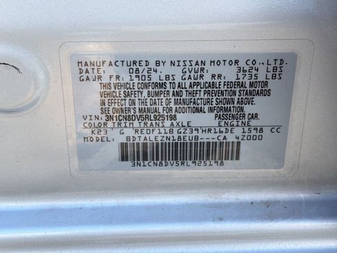 Used 2024 Nissan Versa S FWD image 22