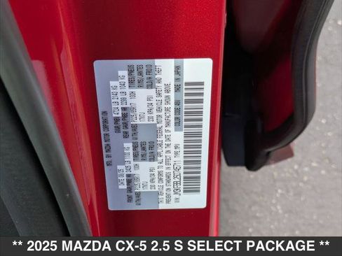 New 2025 MAZDA CX-5 AWD 2.5 S w/ Select Package image 15