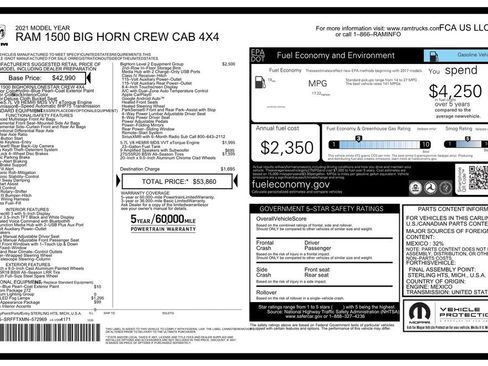 Used 2021 RAM 1500 Big Horn AWD/4WD image 11