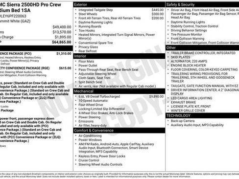 Used 2023 GMC Sierra 2500 Pro w/ Convenience Package AWD/4WD image 3
