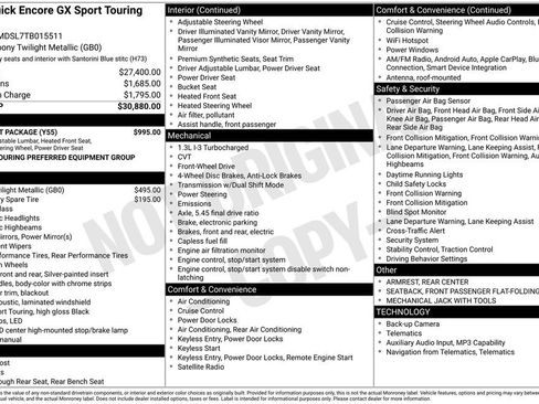 Certified 2026 Buick Encore GX Sport Touring w/ Comfort Package FWD image 7