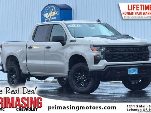 New 2026 Chevrolet Silverado 1500 Custom Trail Boss w/ LPO, Dark Essentials Package AWD/4WD image 1