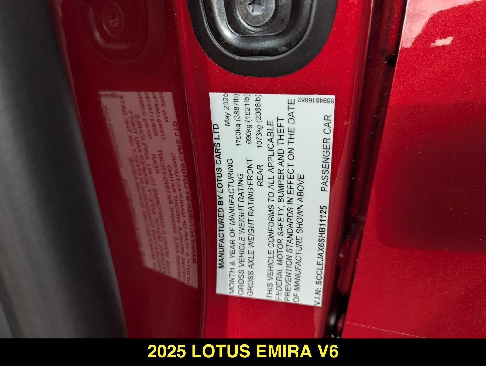 New 2025 Lotus Emira RWD image 26