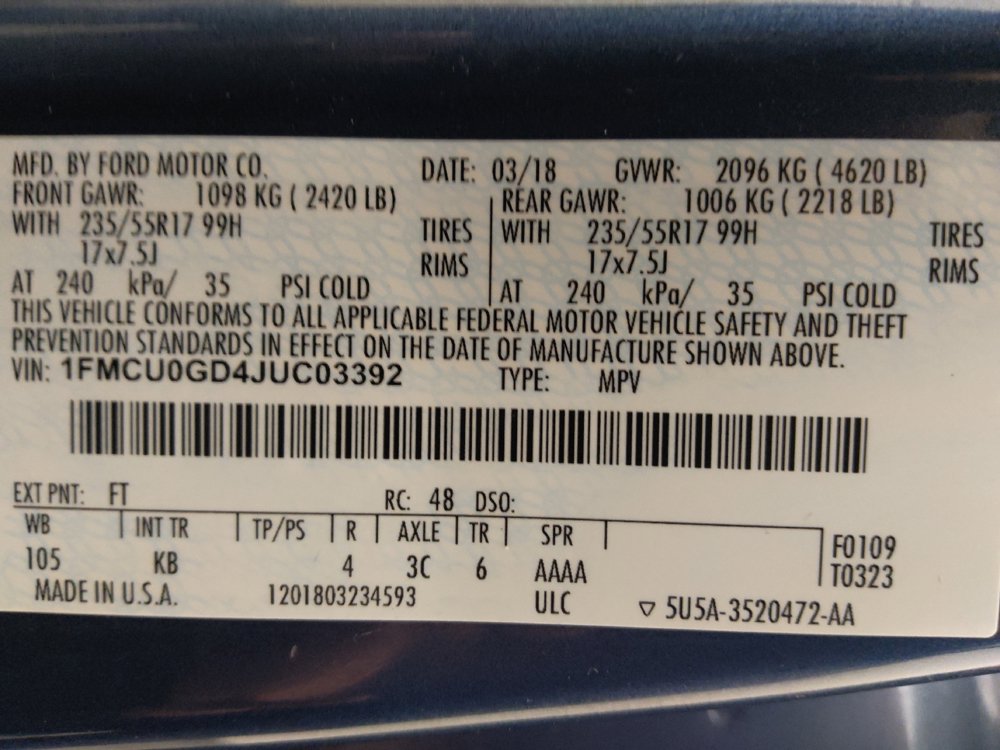 Used 2018 Ford Escape SE FWD image 33