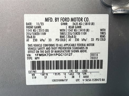Used 2023 Ford Explorer XLT w/ Equipment Group 202A image 31