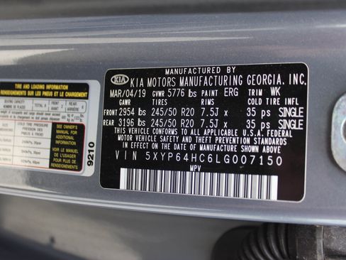 Used 2020 Kia Telluride S w/ S 8 Passenger Seating Package image 36