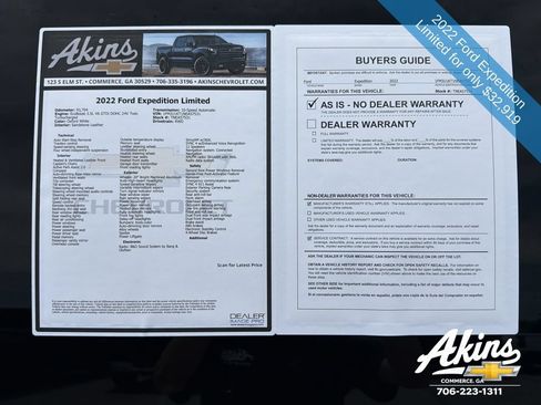 Used 2022 Ford Expedition Limited RWD image 12