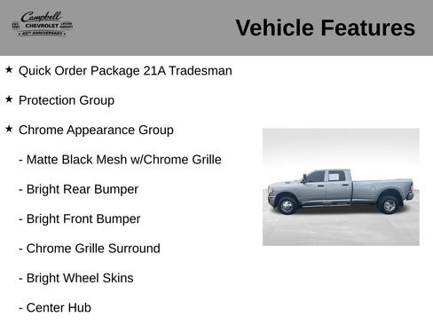 Used 2022 RAM 3500 Tradesman w/ Chrome Appearance Group AWD/4WD image 5