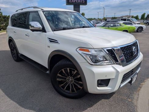 Used 2018 Nissan Armada Platinum w/ Captain Seat Package AWD/4WD image 3