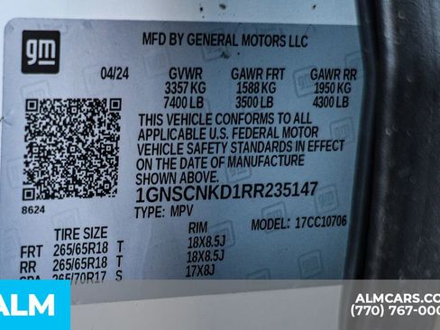 Used 2024 Chevrolet Tahoe LT image 59