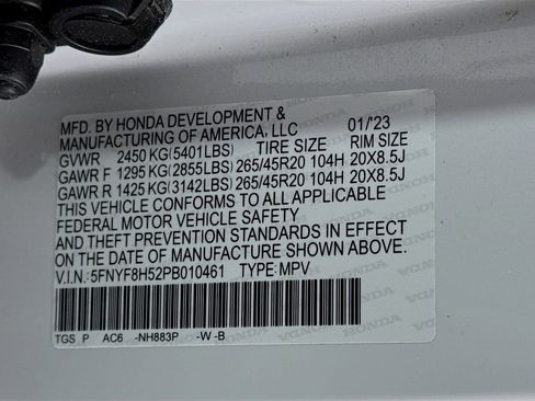 Certified 2023 Honda Passport EX-L image 30