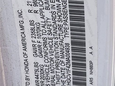 Certified 2021 Honda Accord Sport Special Edition image 30