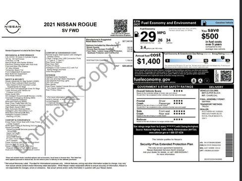 Used 2021 Nissan Rogue SV FWD image 33