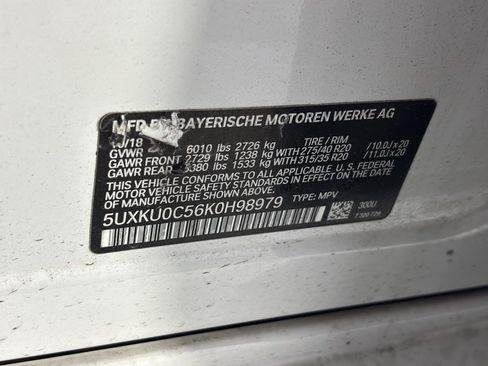 Used 2019 BMW X6 sDrive35i RWD image 31