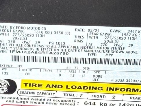 Used 2024 Ford Expedition Max Limited AWD/4WD image 34