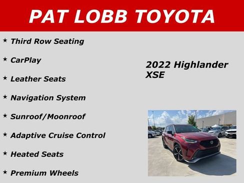 Used 2022 Toyota Highlander XSE FWD image 28