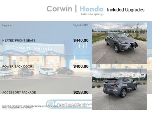 Used 2017 Lexus NX 200t AWD w/ Accessory Package image 4