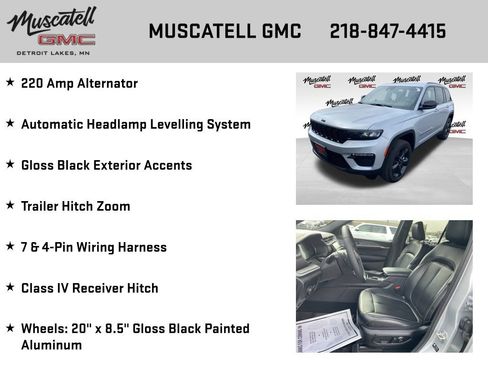 Used 2024 Jeep Grand Cherokee Limited w/ Black Appearance Package AWD/4WD image 18